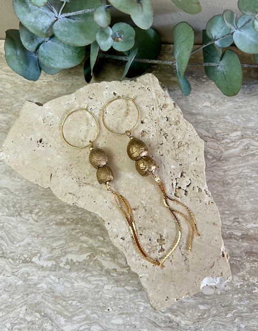 Australian Double Gumnut Earrings